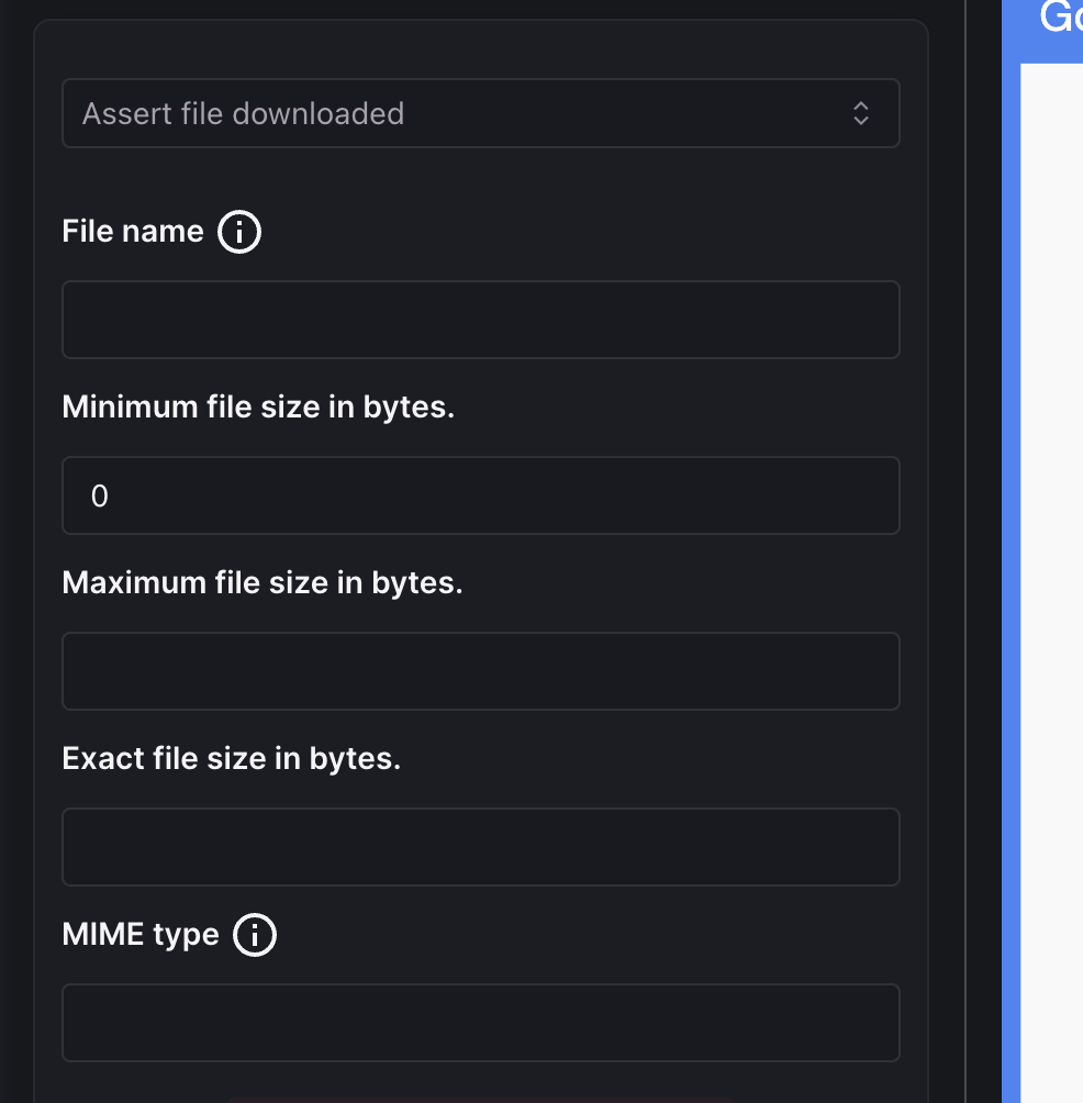 Click to view full size image Assert Script Success